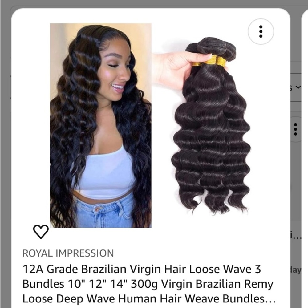 Human hair bundle